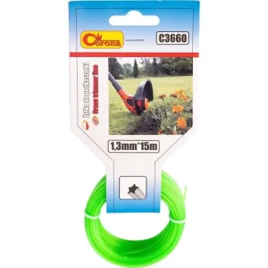 Fir rezerva motocoasa, trimmer, tip stea, 1.3 mm x 15 m, Richmann