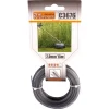 Fir rezerva motocoasa, trimmer cu insertie metalica, DUO, tip stea, 2 mm x 15 m, Richmann Exclusive