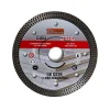 Disc diamantat turbo subtire, ceramica, taiere umeda si uscata, 125 mm/22.23 mm, Richmann Exclusive