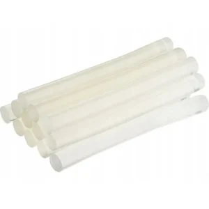 Baton silicon pentru pistol lipit, transparent, 12 buc, 8x50 mm, Condor 