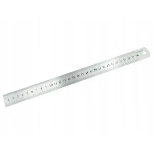 Rigla de otel, 300 mm, Drel