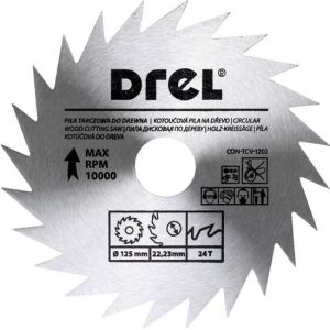 Disc circular 125 mm 24T