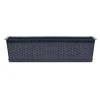 Jardiniera decorativa, antracit, 68.5x17.3x15 cm, Ratolla Case P Old