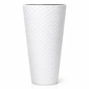 Ghiveci de flori MATUBA slim, 30x55 cm, alb, Prosperplast
