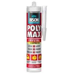 Adeziv universal, transparent, 300 g, Bison Poly Max Cristal