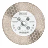 Disc diamantat 2 in 1, placi ceramice, taiere umeda si uscata, slefuire, M14, 125x25x1.6 mm, Richmann Exclusive