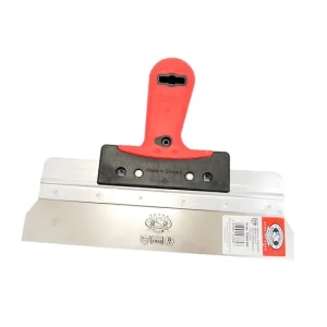 Spaclu inox fatade, 28x6 cm x 0.5 mm, maner soft, Popular, Olejnik