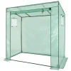 Sera de gradina, 2 ferestre, cadru metalic, 200x80x173/150 cm, Strend Pro