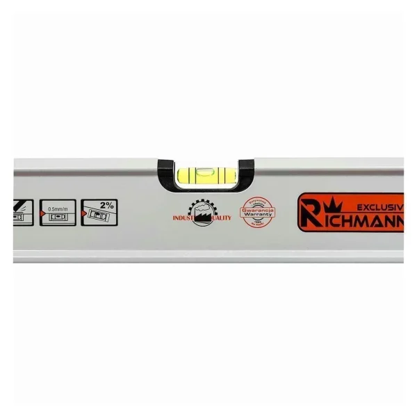 Nivela (boloboc), aluminiu, 2 bule, 200 cm, Richmann Exclusive