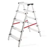 Scara aluminiu, Master, 2 tronsoane, 5 trepte, max 125 kg, 1.14 m