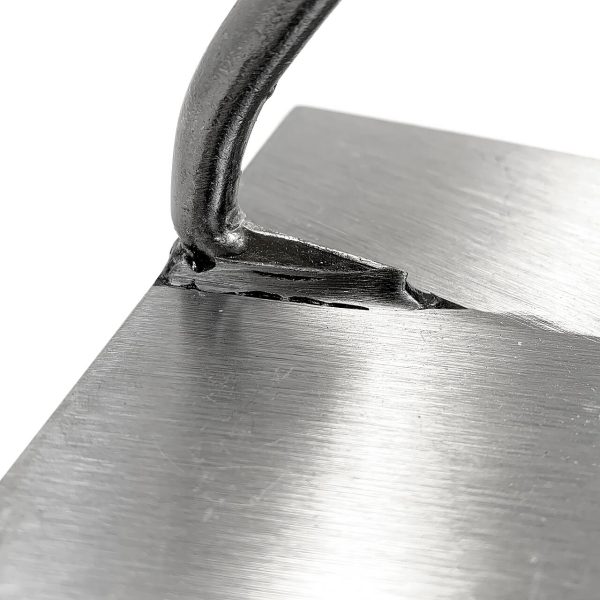 Mistrie inox, trapez, ingusta, sudata, calita, 18 cm, maner lemn, Olejnik