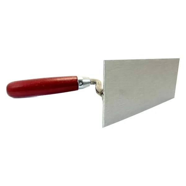 Mistrie inox, trapez, ingusta, sudata, calita, 14 cm, maner lemn, Olejnik