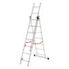 Scara aluminiu, Master, 3 tronsoane, 7 trepte, max 150 kg, 2.01-3.99 m