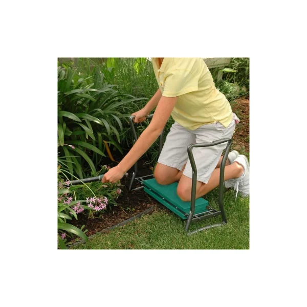 Scaun pliabil gradina, camping, pescuit, verde, max 150 kg, 60x30x50 cm