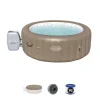 Piscina jacuzzi, gonflabila, rotunda, cu pompa si filtru, prelata acoperire, dozator, maro, 778 L, 4-6 persoane, 196x71 cm, Bestway Lay-Z Spa