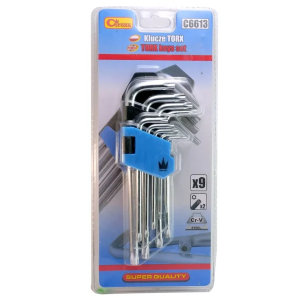 Chei torx lungi, set 9 buc, Richmann