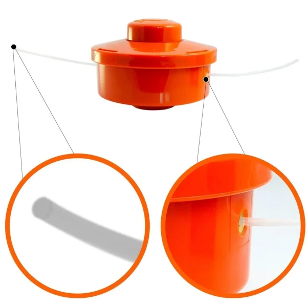 Cap rezerva pentru motocoasa/trimmer, fir nylon 2 mm