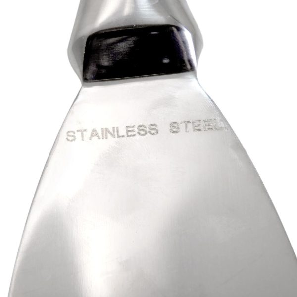 Spaclu inox monobloc, maner metalic, 15 cm, Olejnik