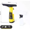 Aspirator de geamuri si oglinzi, electric, stergator fara fir cu acumulator 200 mAh, 280 ml, laveta microfibra