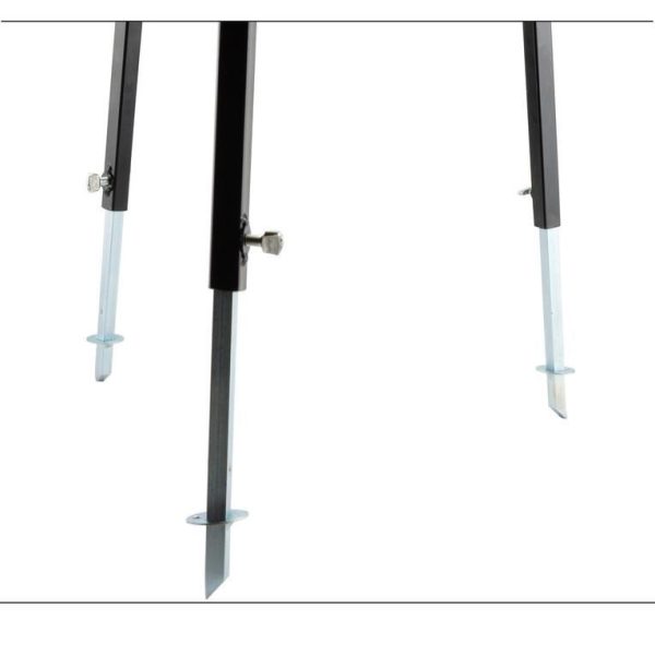 Trepied ceaun, extensibil, inaltime reglabila, cu maner, 100/180 cm, Perfect Home 