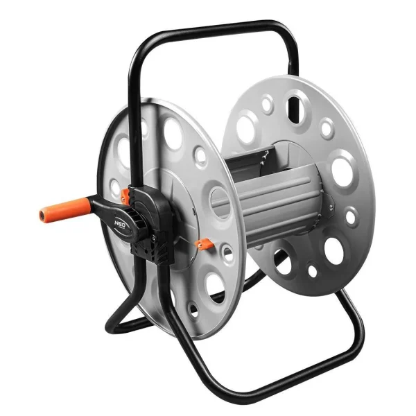 Tambur, rola, cu furtun gradina, antirasucire, pistol de stropit, accesorii, 1/2", 20 m, NEO