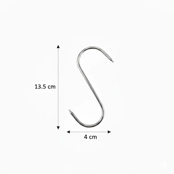 Set 5 carlige pentru sunca, inox, Perfect Home