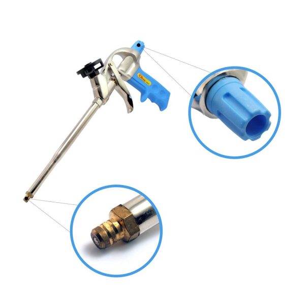 Pistol aplicat spuma, poliuretanica, interior teflonat, cu 2 varfuri, 32 cm, Richmann