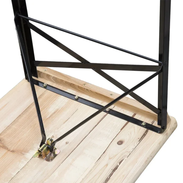 Set mobilier gradina/terasa, pliabil, 1 masa, 2 banci, 200 cm, Dortmund