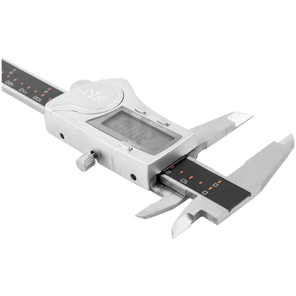 Subler digital 150 mm, IP54, inox, negru, Richmann Exclusive