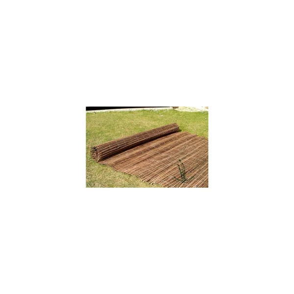 Gard gradina/paravan din rachita naturala, 5x2 m