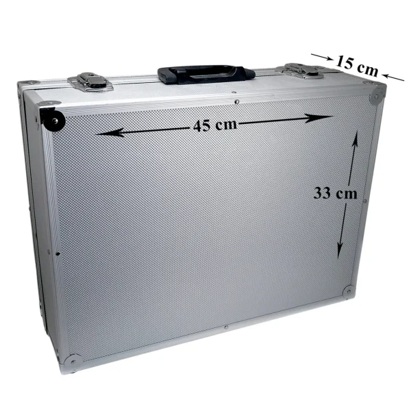 Geanta din aluminiu, cutie pentru scule 45x33x15cm