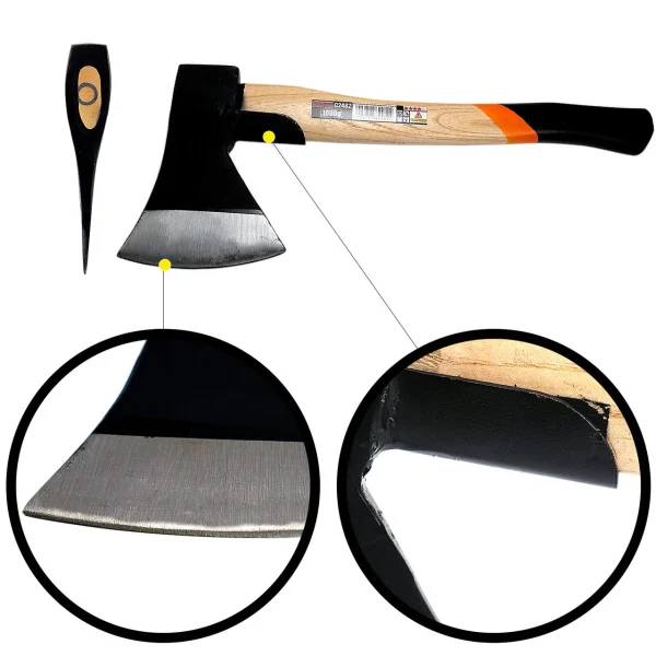 Topor, coada lemn, cu protectie, 1 kg, 43 cm, Richmann Exclusive