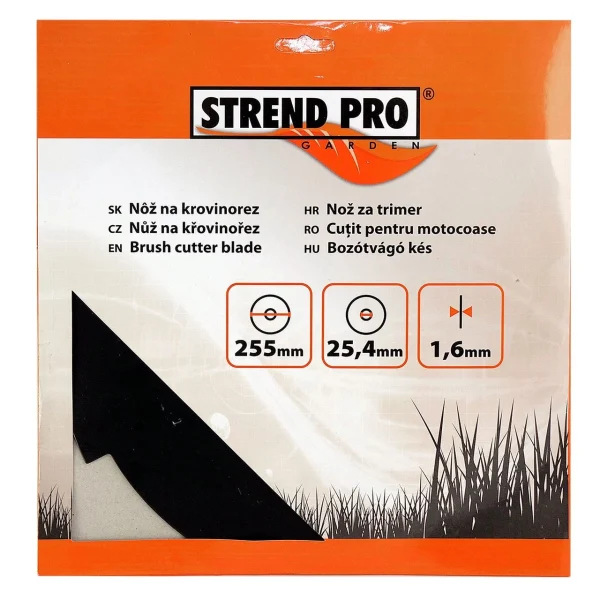 Disc circular pentru motocoasa/trimmer, 255x1.6 mm, 8 dinti