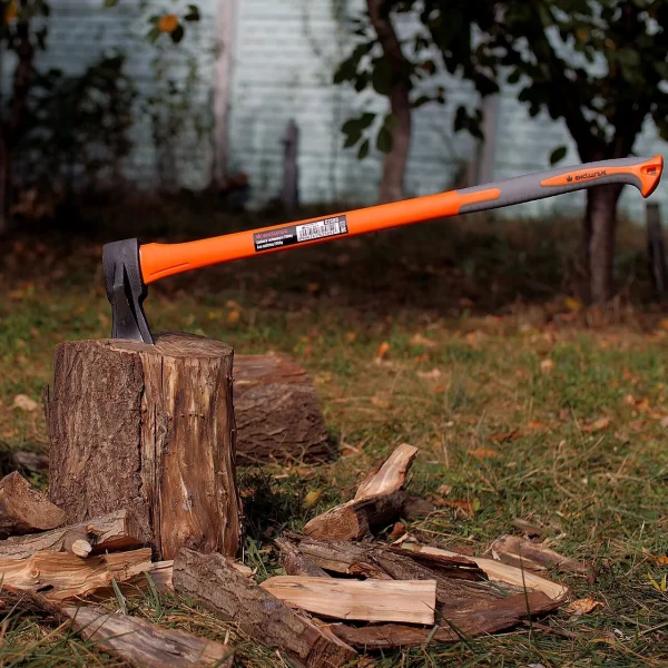 Topor pentru despicat, coada fibra, maner cauciucat, 2 kg, 8.5x88 cm, Richmann Exclusive