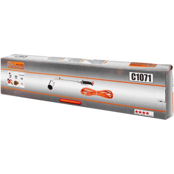 Arzator gaz, 20 kw, cu furtun 5 m, duza 50/560 mm, Richmann Exclusive