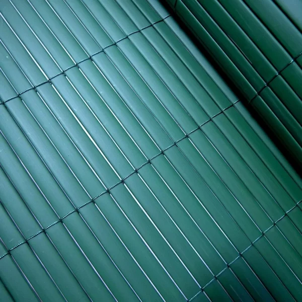 Paravan pentru balcon, terasa, gard PVC, verde, 1300 g/m2, UV, 3x1 m