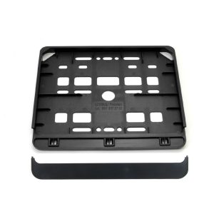 Suport numar inmatriculare negru pentru motocicleta 15 x 19cm