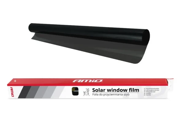 Folie fumurie pentru geamuri Super Dark Black 0.5 x 3m (5%)