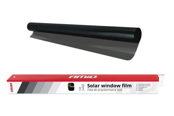Folie fumurie pentru geamuri Dark Black 0.5 x 3m (15%)