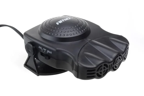 Aeroterma Auto 2in1, Ventilate, Incalzire Rapida si Dezghetare Geamuri, 12V, Putere 150W, cu mufa de bricheta