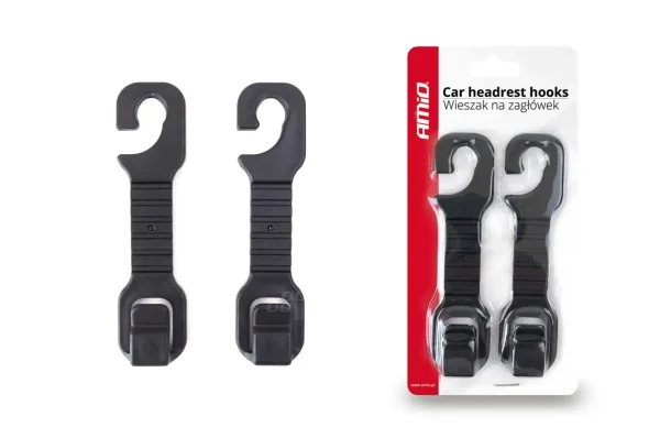 Carlige auto multifunctionale cu prindere la tetiera