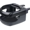 Suport auto universal pentru pahare, montaj in grila de ventilatie, culoare neagra, DH-03