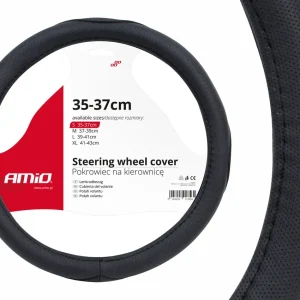 Husa volan neagra SWC-09-S (35-37cm)