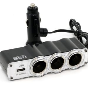 Splitter bricheta auto SOC4 3+1 USB