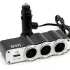 Splitter bricheta auto SOC4 3+1 USB