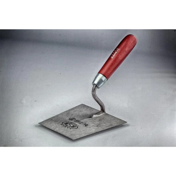 Mistrie otel calit, trapez, lata, 18 cm, maner lemn, Olejnik