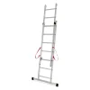 Scara aluminiu, Master, 2 tronsoane, 7 trepte, max 150 kg, 2-3.14 m
