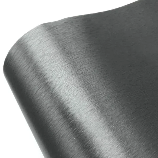 Folie colantare auto Aluminiu Polisat Antracit (1m x 1,52m)