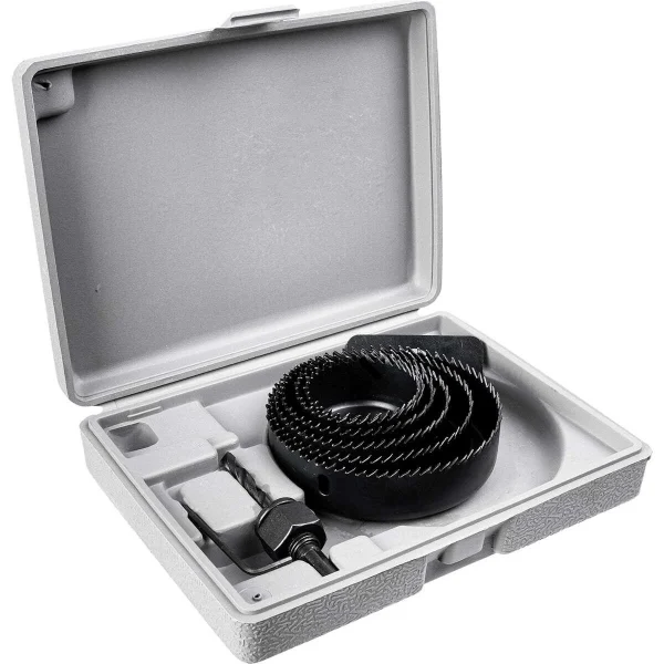 Carote pentru gips-carton, rigips, lemn, plastic, PVC, set 8 buc, 64-127 mm, Richmann