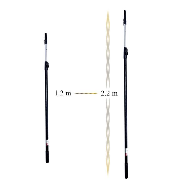 Maner prelungitor telescopic pentru gletiera profesionala, 1.2-2.2 m, Olejnik